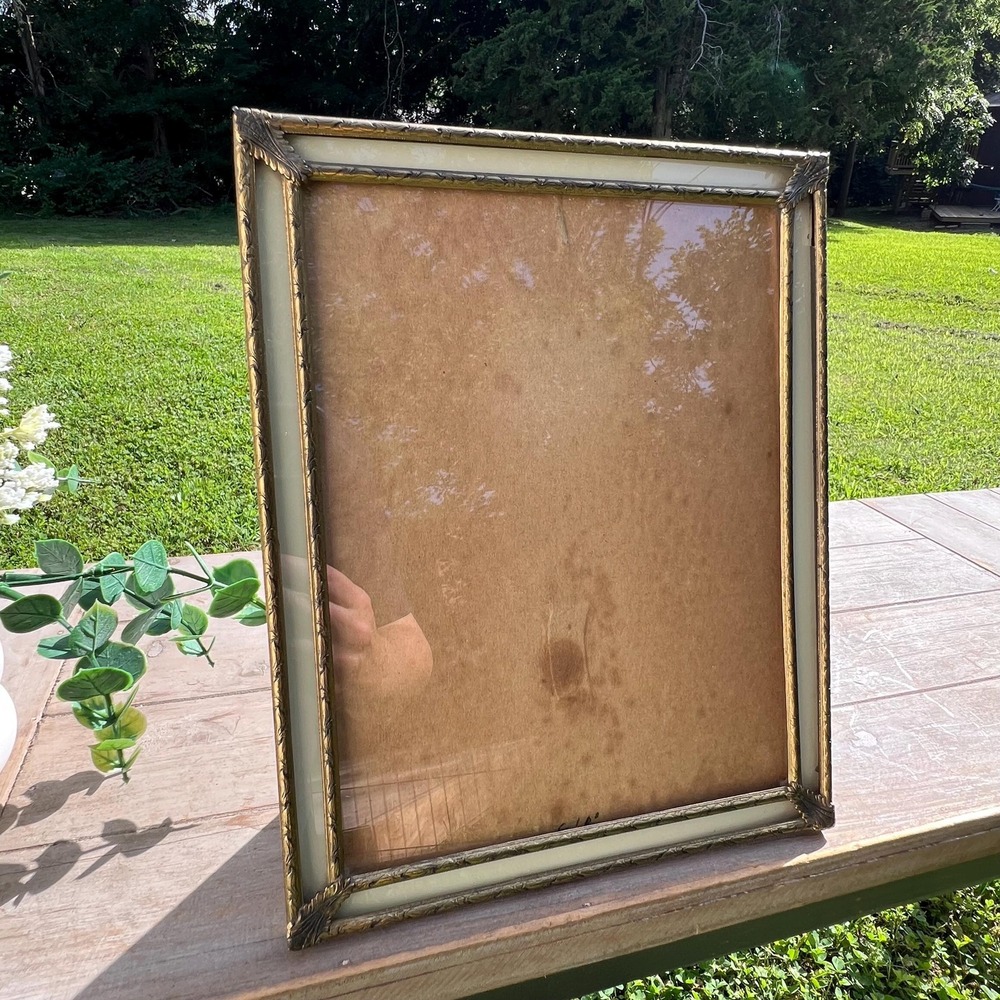 Vintage Ornate Gold Metal Frame 8x10